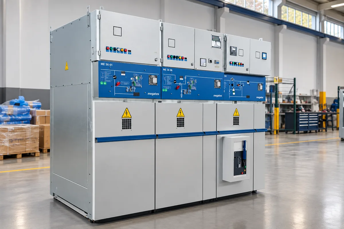 12–36 kV metal muhafazalı modüler orta gerilim hücresi